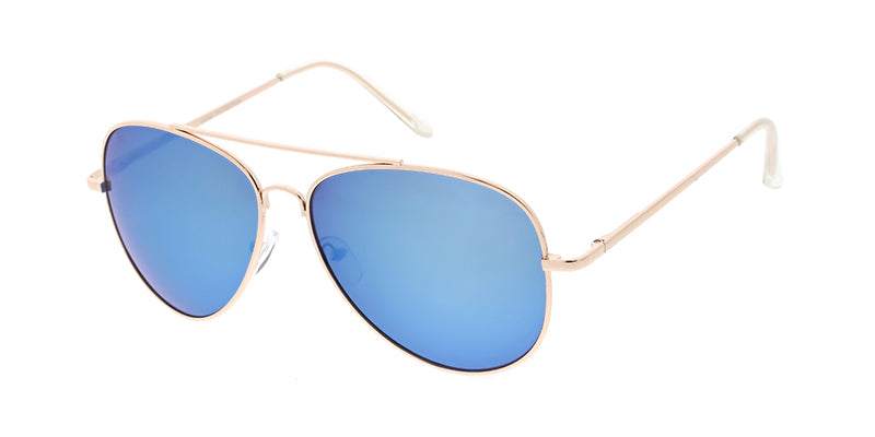thumbnail image 2 of Ray Ban Aviator Sunglasses Luxottica & Case Italy Lei Peng Gold Frame New G-15 2 of 11
