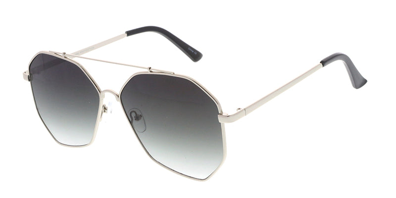 Metal Frame Hollow Geometric Oversized Aviator Sunglasses Polarized UV SummerVibes】SUNGAIT Hollow Geometric Aviator Sunglasses for  main image 4