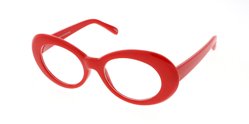 clout goggles 7333CLR Women's Plastic '90s Retro Round Frame w/ Clear Lens Clout Gog –  Sunny Sunglasses