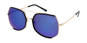 4260RV Women's Combo Square Aviator Frame w/ Color Mirror Lens
