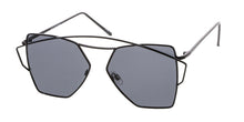 4362 Women's Metal Large Double Wire Geometrical Aviator Frame