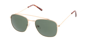 4372 Unisex Metal Small Square Aviator