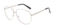 4452CLR Unisex Metal Round Frame w/ Clear Lens
