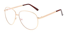 4452CLR Unisex Metal Round Frame w/ Clear Lens