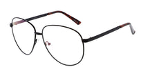 4452CLR Unisex Metal Round Frame w/ Clear Lens