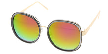 4471RV Women's Combo Large Round Frame w/ Color Mirror Lens