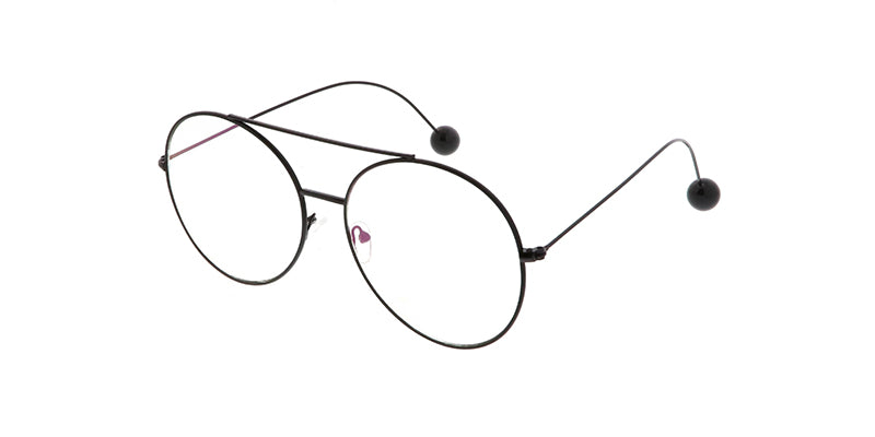 4613CLR Unisex Metal Large Aviator w/ Clear Lens