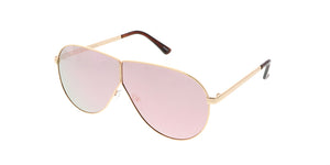 4615RV Unisex Metal Standard Aviator w/ Color Mirror Lens