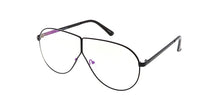 4618CLR Unisex Metal Standard Aviator w/ Clear Lens