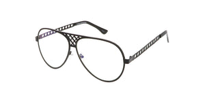 4620CLR Unisex Metal Standard Aviator w/ Clear Lens