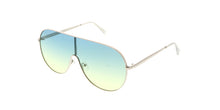 4629 Unisex Metal Standard Shield Aviator w/ Color Lens