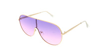 4629 Unisex Metal Standard Shield Aviator w/ Color Lens