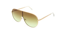 4629 Unisex Metal Standard Shield Aviator w/ Color Lens