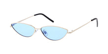 4861COL Women's Metal Small Thin Cat Eye Frame w/ Color Lens