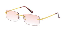 5022 Unisex Metal Medium Rimless Rectangular Frame
