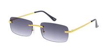 5022 Unisex Metal Medium Rimless Rectangular Frame