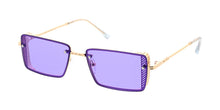 5099 Unisex Metal Medium '90s Vintage Inspired Rimless Frame