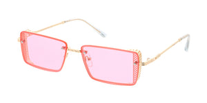 5099 Unisex Metal Medium '90s Vintage Inspired Rimless Frame