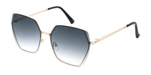 5140 Women's Metal Large Geometrical Rimless Frame