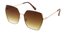 5140 Women's Metal Large Geometrical Rimless Frame