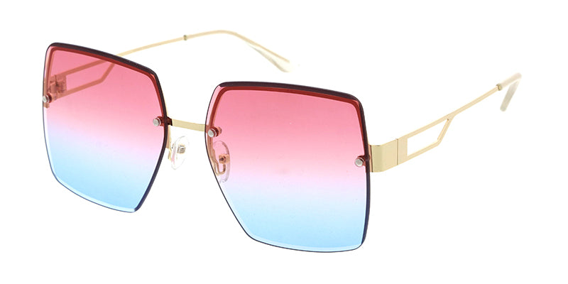 5173 Women's Metal Large Pentagonal Frame – Sunny Sunglasses