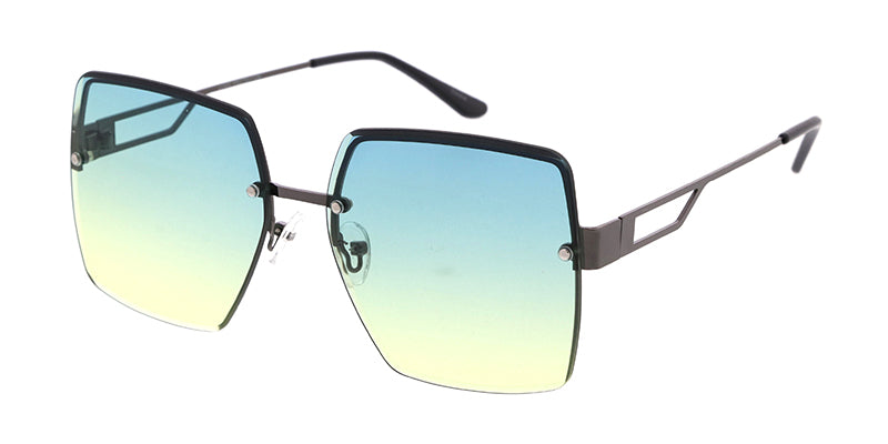 5173 Women's Metal Large Pentagonal Frame – Sunny Sunglasses