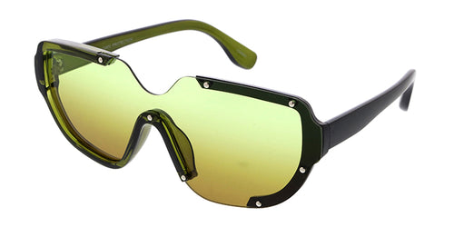 5176 Unisex Plastic Large Two Color Shield Frame