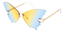 5189 Women's Metal Large Frame w/ Butterfly Shaped Lens