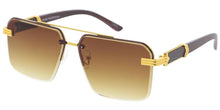 5209 Unisex Metal Large Aviator Frame w/ Metal Accents On Temple
