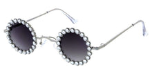 5259RH Unisex Small Round Vintage Inspired Rhinestone Encrusted Frame