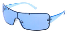 5267COL Unisex Metal Small Y2K Inspired Shield Frame w/ Colored Lens