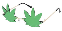 5268 Unisex Metal Medium Cannabis Rimless Novelty Frame