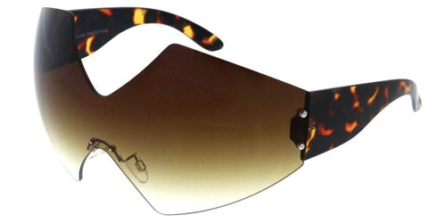 5279 Unisex Plastic Large Y2K Inspired Shield Frame
