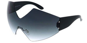 5279 Unisex Plastic Large Y2K Inspired Shield Frame