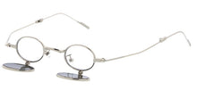 5281 Unisex Metal Miniature Round Frame w/ Foldable arms & Flip Down Lens ( For Adults )