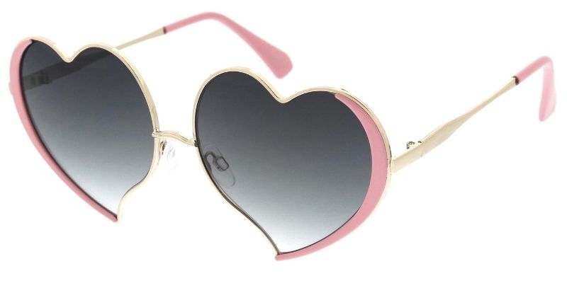 【未使用】Glass Heart Princess for NS 特装版 5299HRT Women's Metal Large Heart Shaped Frame – Sunny Sunglasses