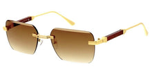 5303 Unisex Metal Small Vintage Inspired Square Rimless Frame
