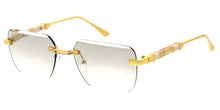5303 Unisex Metal Small Vintage Inspired Square Rimless Frame