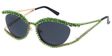 5311RH Women's Large Cat Eye Vintage Inspired Rhinestone Encrusted Frame