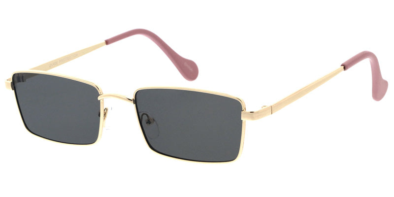 5324 Unisex Metal Small Vintage Inspired Rectangle Frame