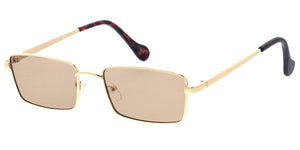 5324 Unisex Metal Small Vintage Inspired Rectangle Frame