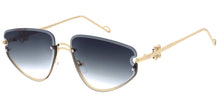 5342 Women's Large Metal Vintage Inspired Geometrical Frame