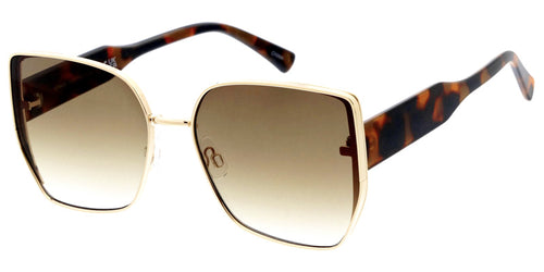 5353 Unisex Combo Large Vintage Inspired Squared Cat Eye Frame
