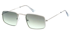 5354 Unisex Medium Metal Vintage Inspired Rectangular Frame