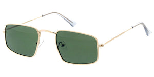 5354 Unisex Medium Metal Vintage Inspired Rectangular Frame