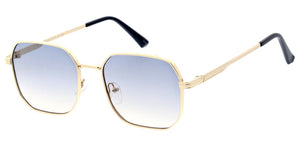 5359 Unisex Medium Metal Vintage Inspired Heptagonal Frame