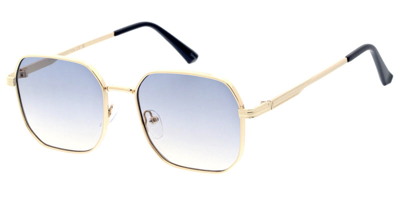 5359 Unisex Medium Metal Vintage Inspired Heptagonal Frame