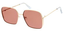 5363 Unisex Large Metal Vintage Inspired Square Frame