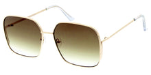 5363 Unisex Large Metal Vintage Inspired Square Frame