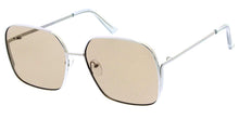 5363 Unisex Large Metal Vintage Inspired Square Frame